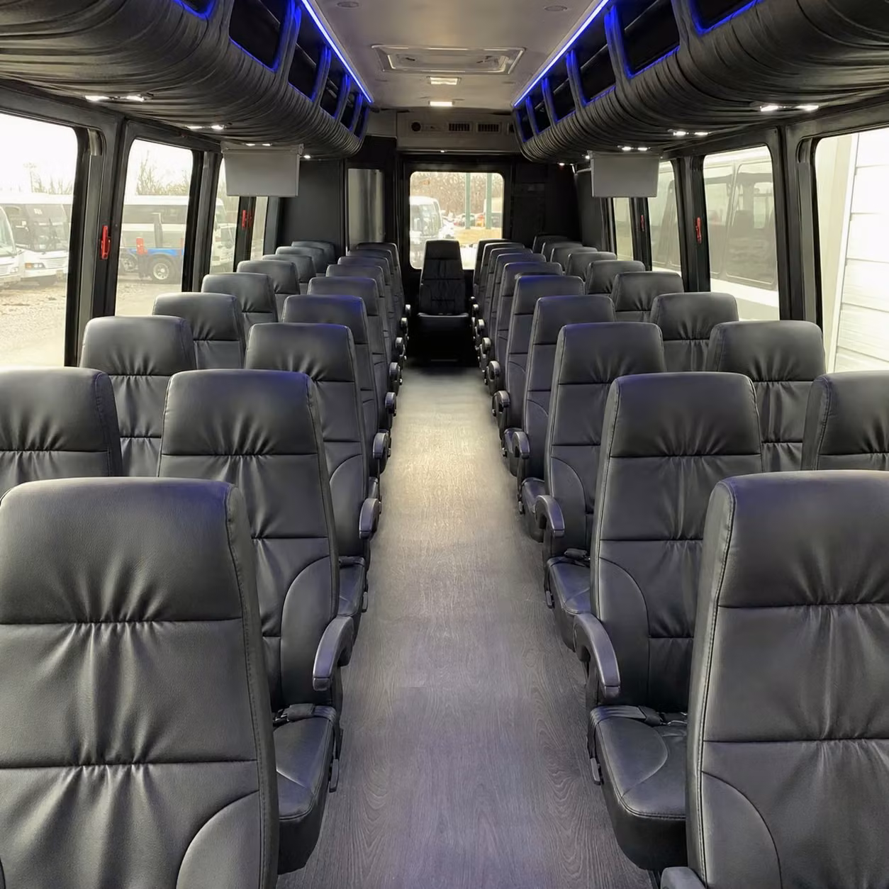 30 passenger minibus interior