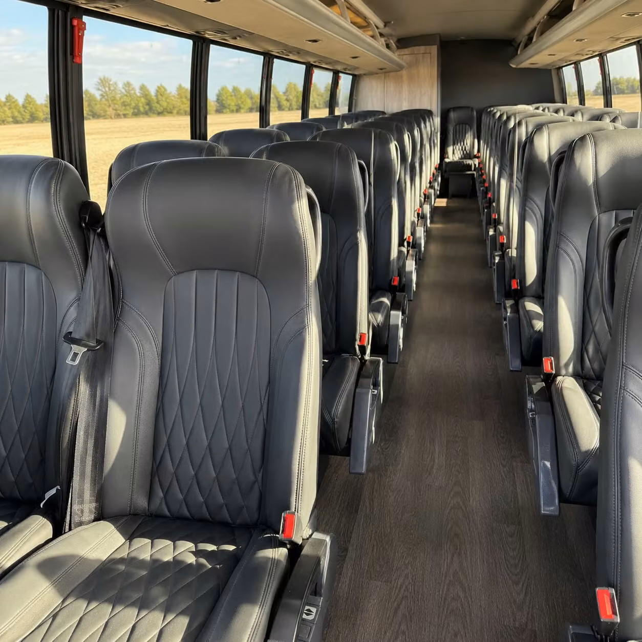 35 passenger minibus inside