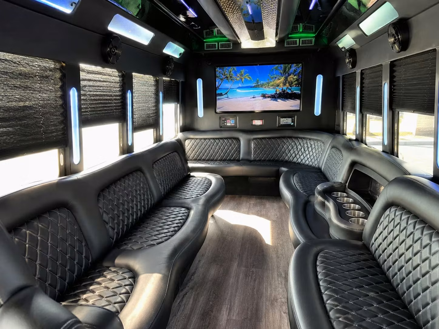 party bus rentals for galveston island concert nights