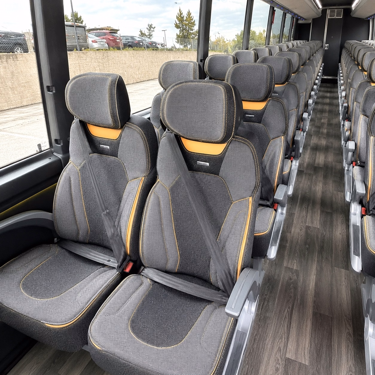 texas city charter bus interior
